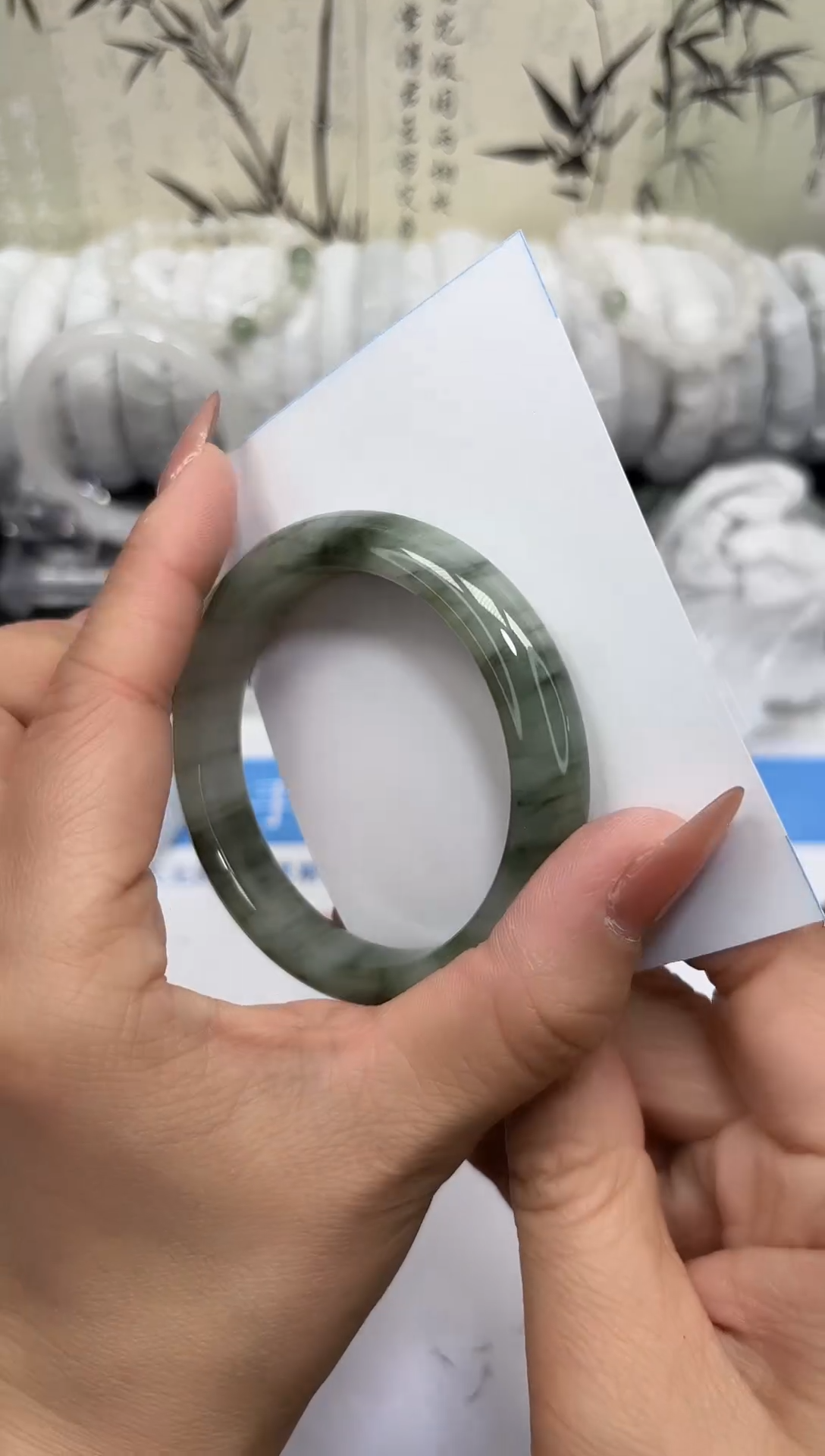 未镶嵌手镯石英质玉A94-53/54/55