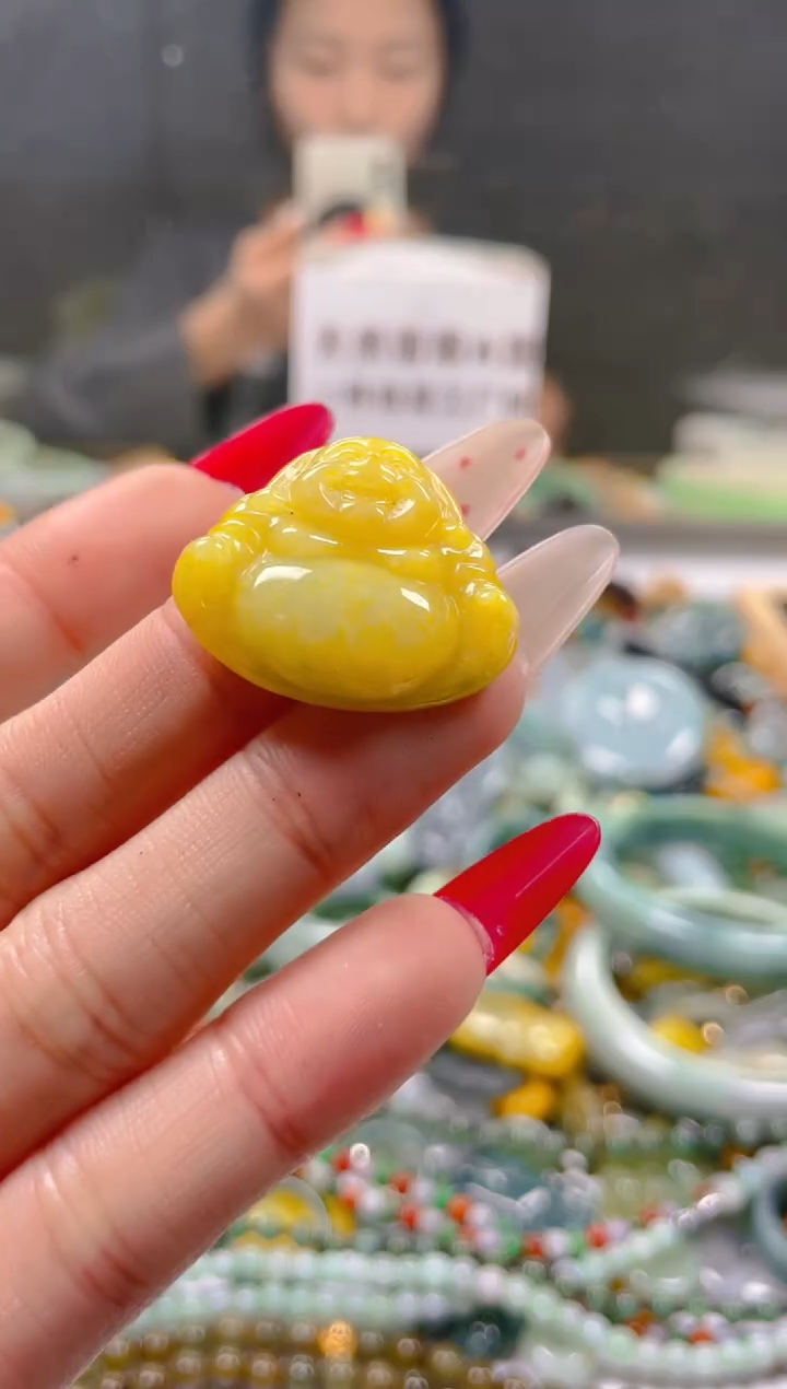 【闪购商品】翡翠颈饰未镶嵌/A/翡翠A货一图一物