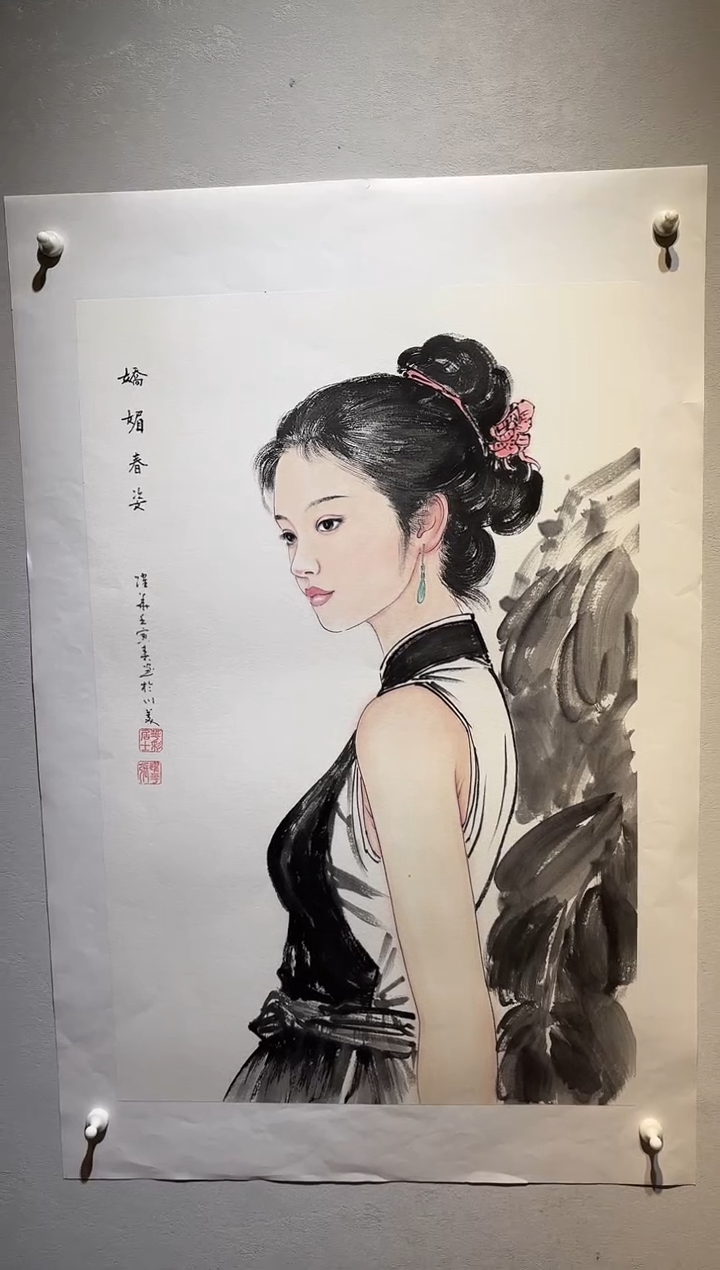 国画国画RW-1300443-张跃华央创美术馆精品定制备案作品