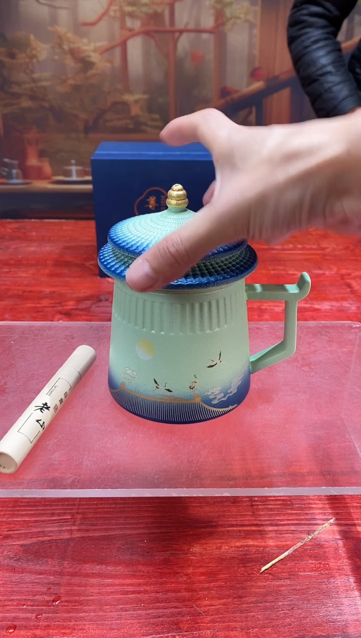 【闪购商品】仙鹤故宫办公杯加香66