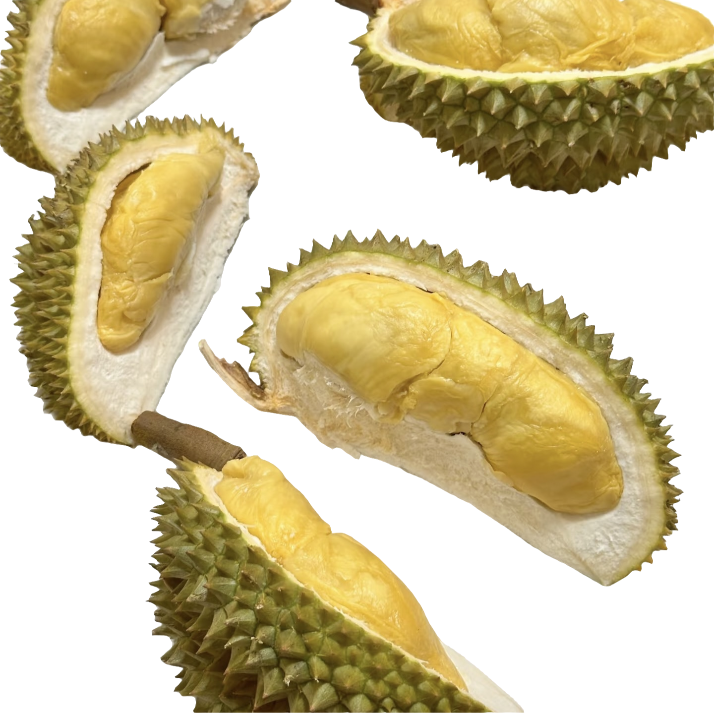 鲜榴莲当天开果肉【脆皮，硬包，熟过】1斤可以煲鸡汤做披萨肉核小处理不售后金枕泰国