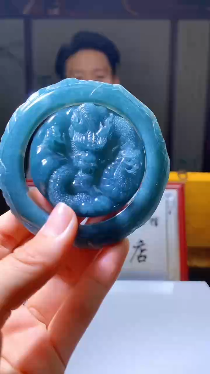 定制翡翠未镶嵌1057hm-毛货套镯34