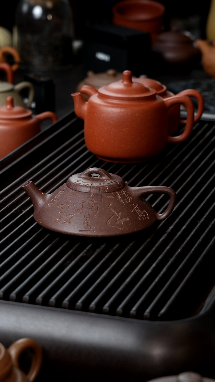 千禧紫泥半手合瓢120