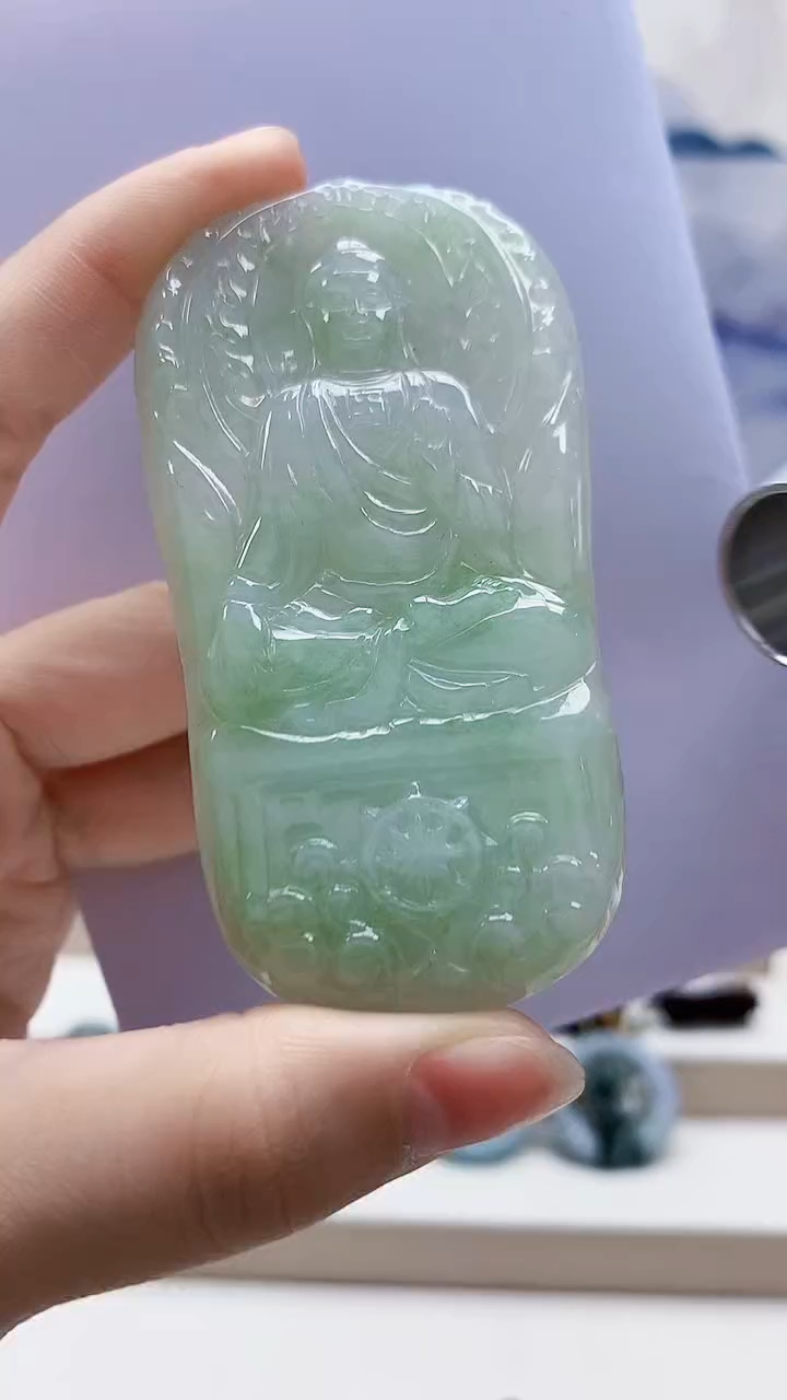 未镶嵌定制翡翠4831lr-毛货挂件4