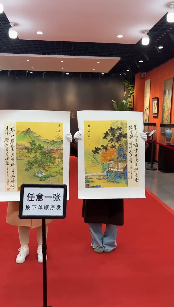 【闪购商品】国画道一老师亲笔绘画作品B24