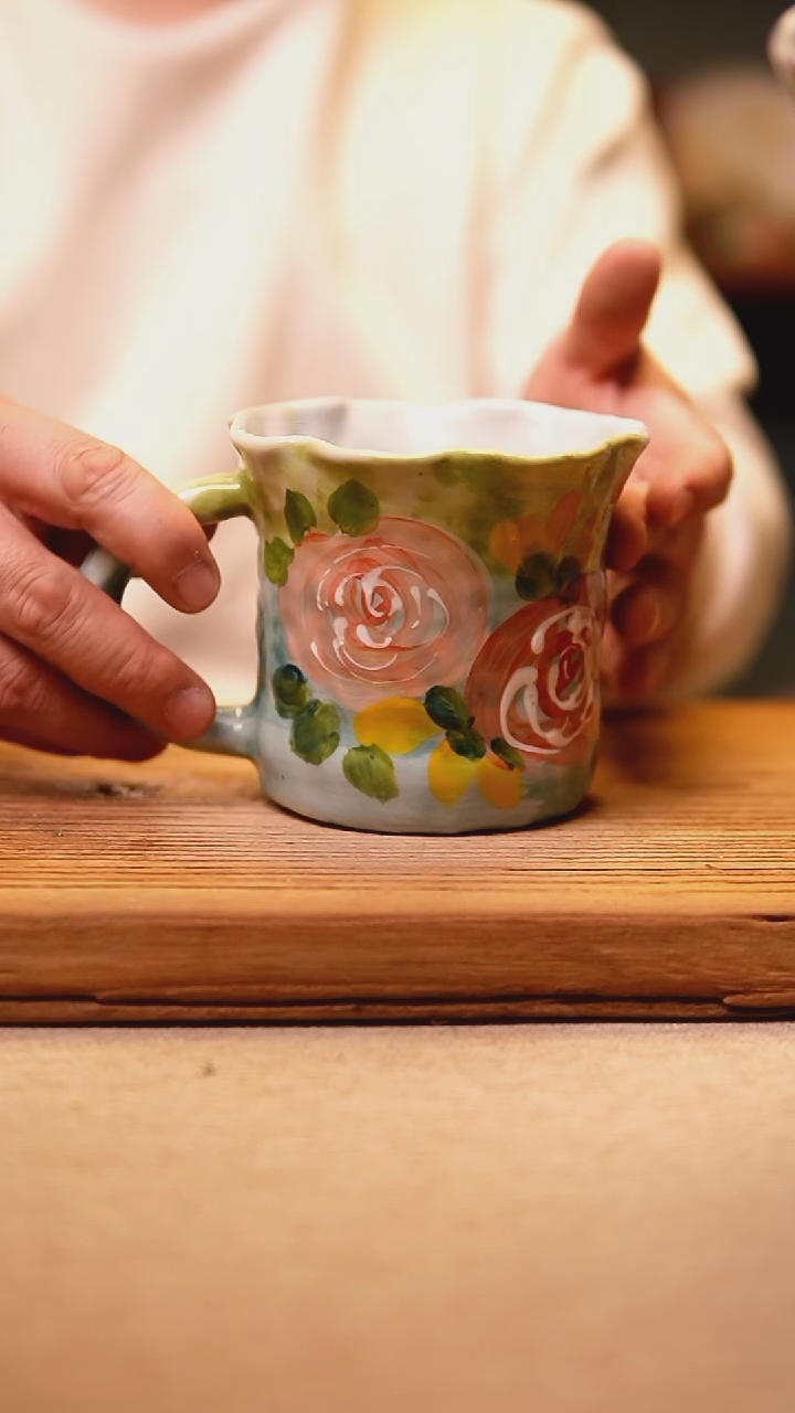 【闪购商品】@@陶园瓷舍@@纯手工手绘@高温釉下彩