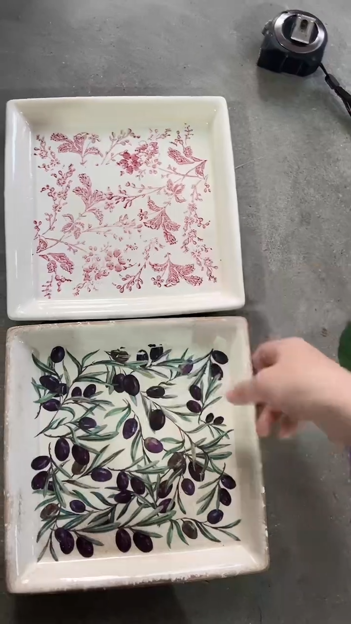 【闪购商品】陶瓷花盆高cm内口cm