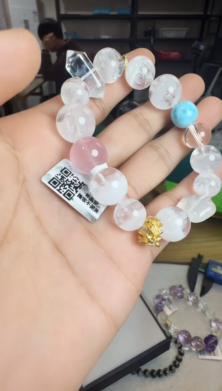 未镶嵌手链水晶晶1270 约11-15mm