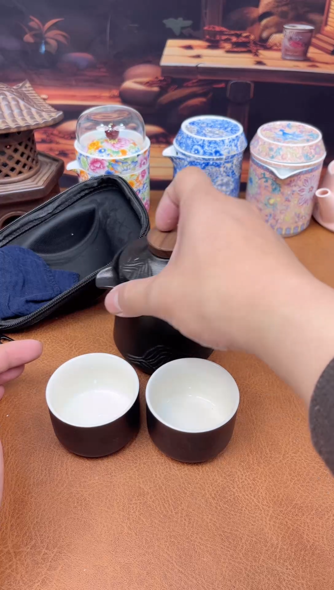 【闪购商品】陶瓷茶具摆件茶叶罐