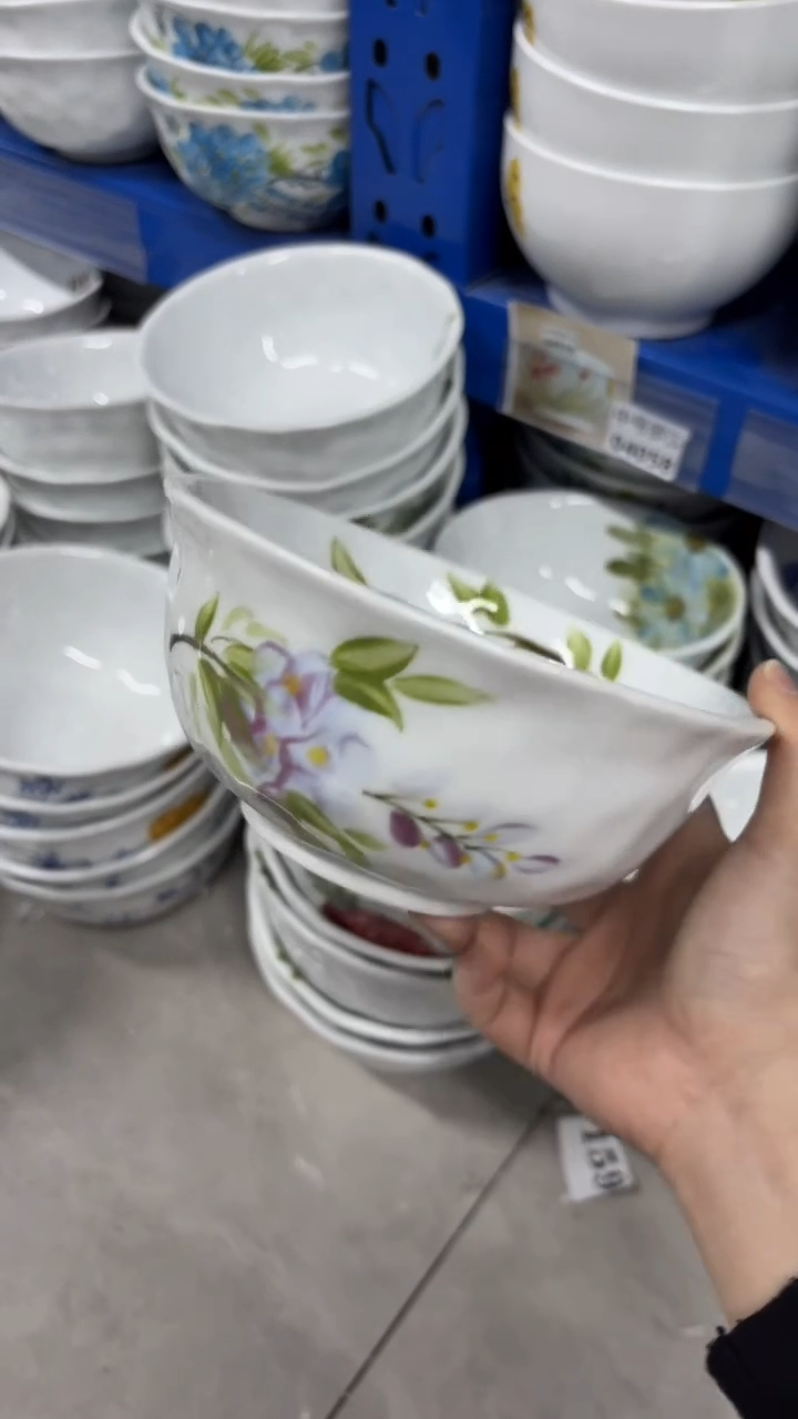 景德镇高温陶瓷食品级手绘釉中彩-捏捏碗