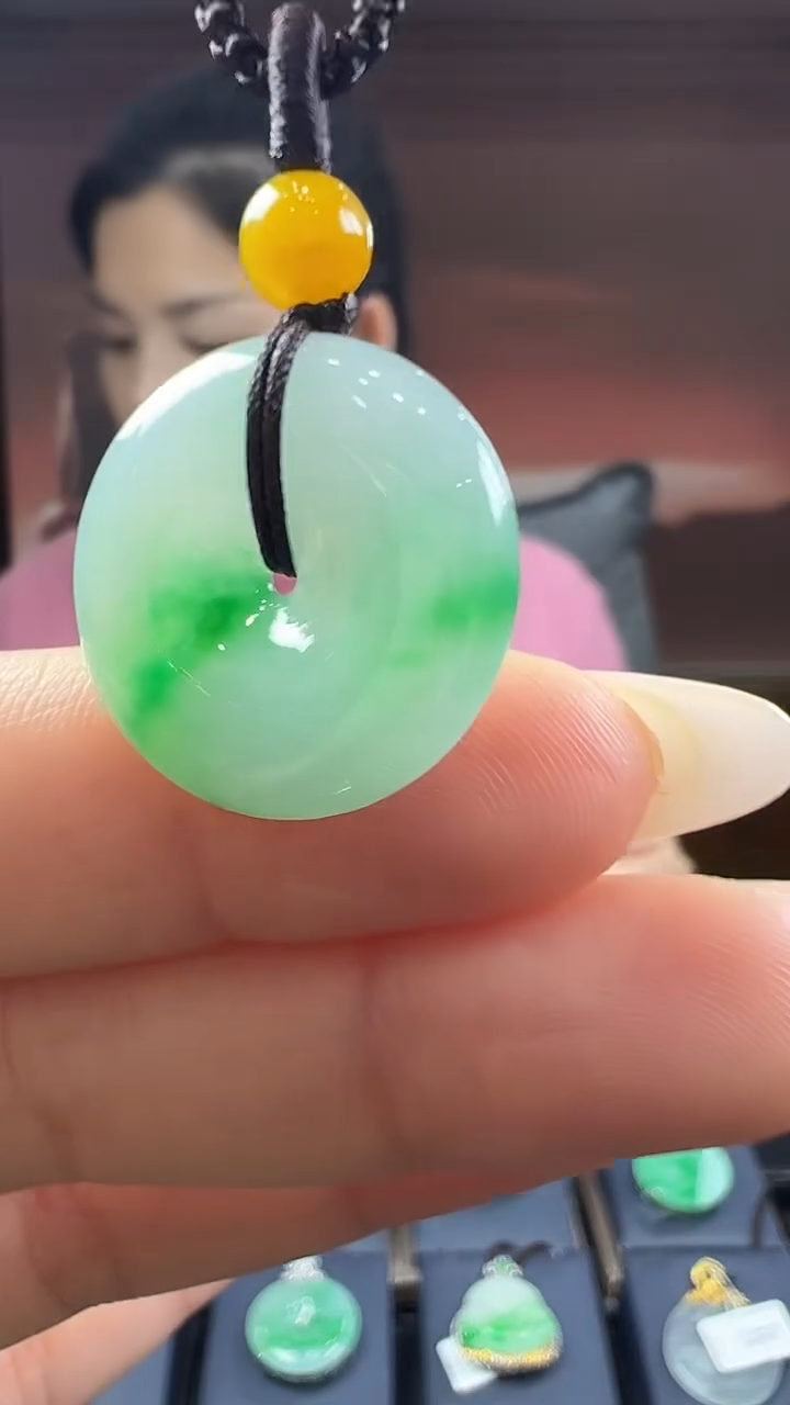 未镶嵌挂件翡翠平安扣