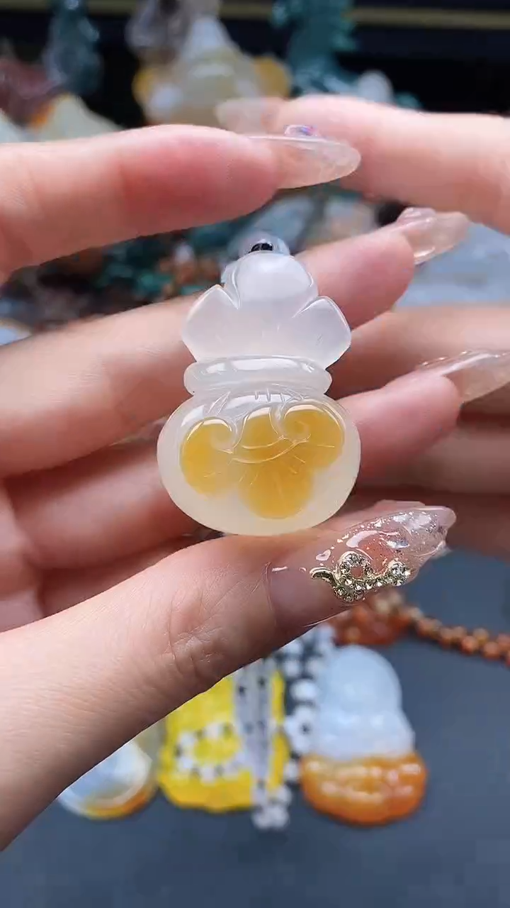 【闪购商品】玛瑙/玉髓颈饰未镶嵌dd