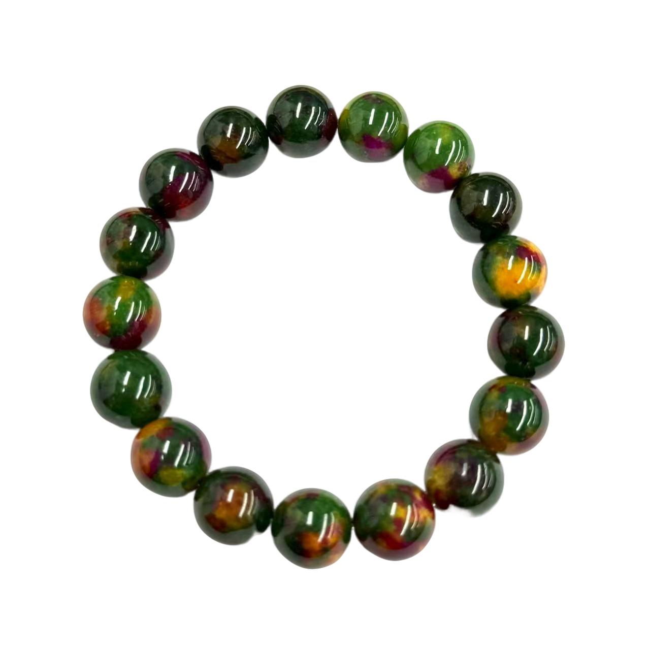 s1486-复古设计款原创扁鹊玛瑙圆珠手串-赠礼盒