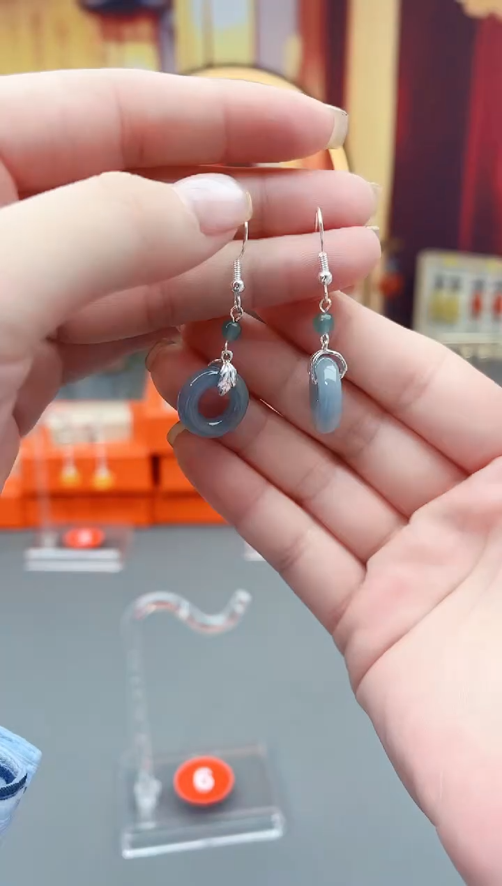 未镶嵌翡翠耳饰D04