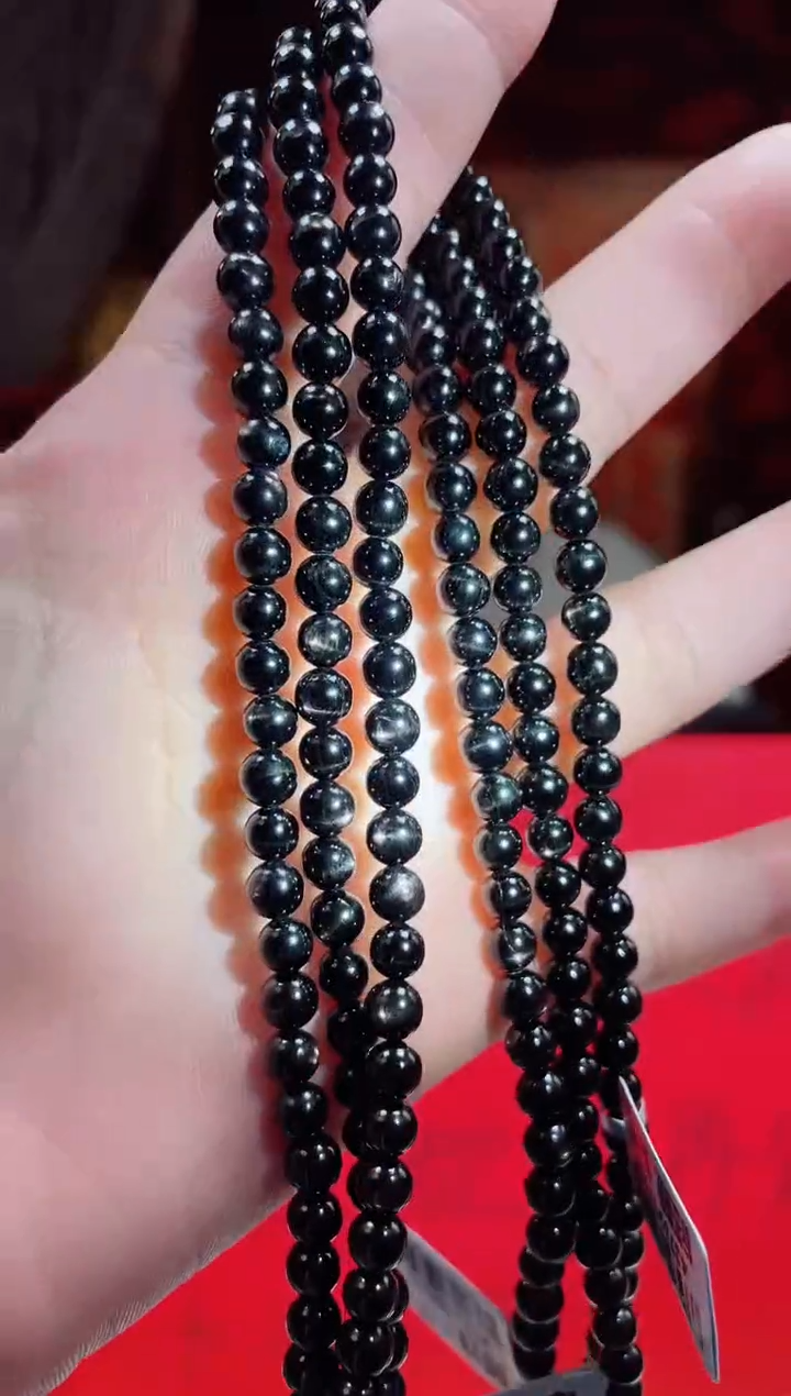 【闪购商品】辉石手串未镶嵌金运石三圈5MM+多样性发其一