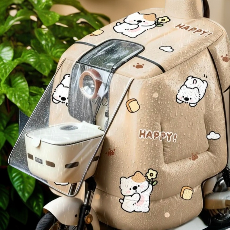 全包钢化膜（车筐款）厚款护脖护肩瑕疵挡风被（颜色随机/介意都慎拍