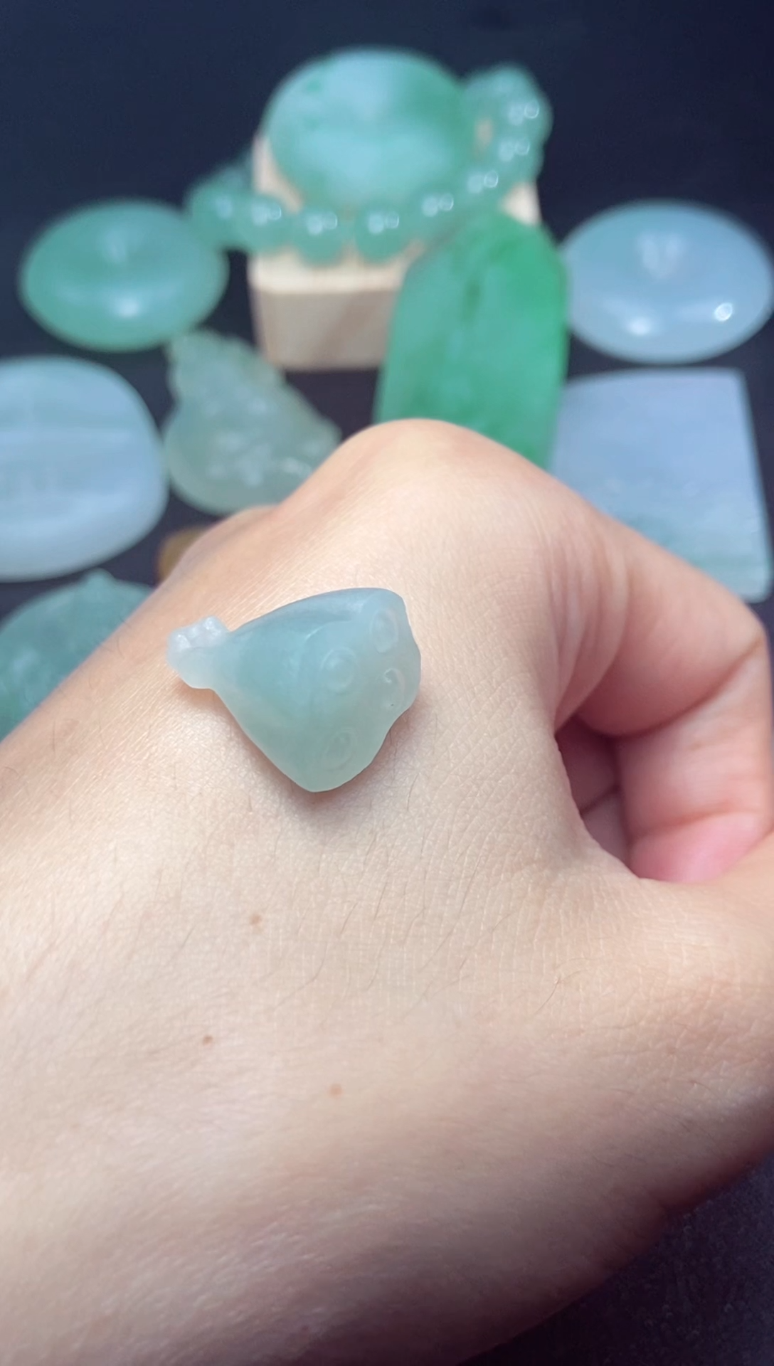 未镶嵌定制翡翠a货翡翠