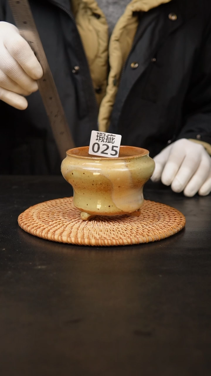 【闪购商品】瓷片025泥泥手工花盆