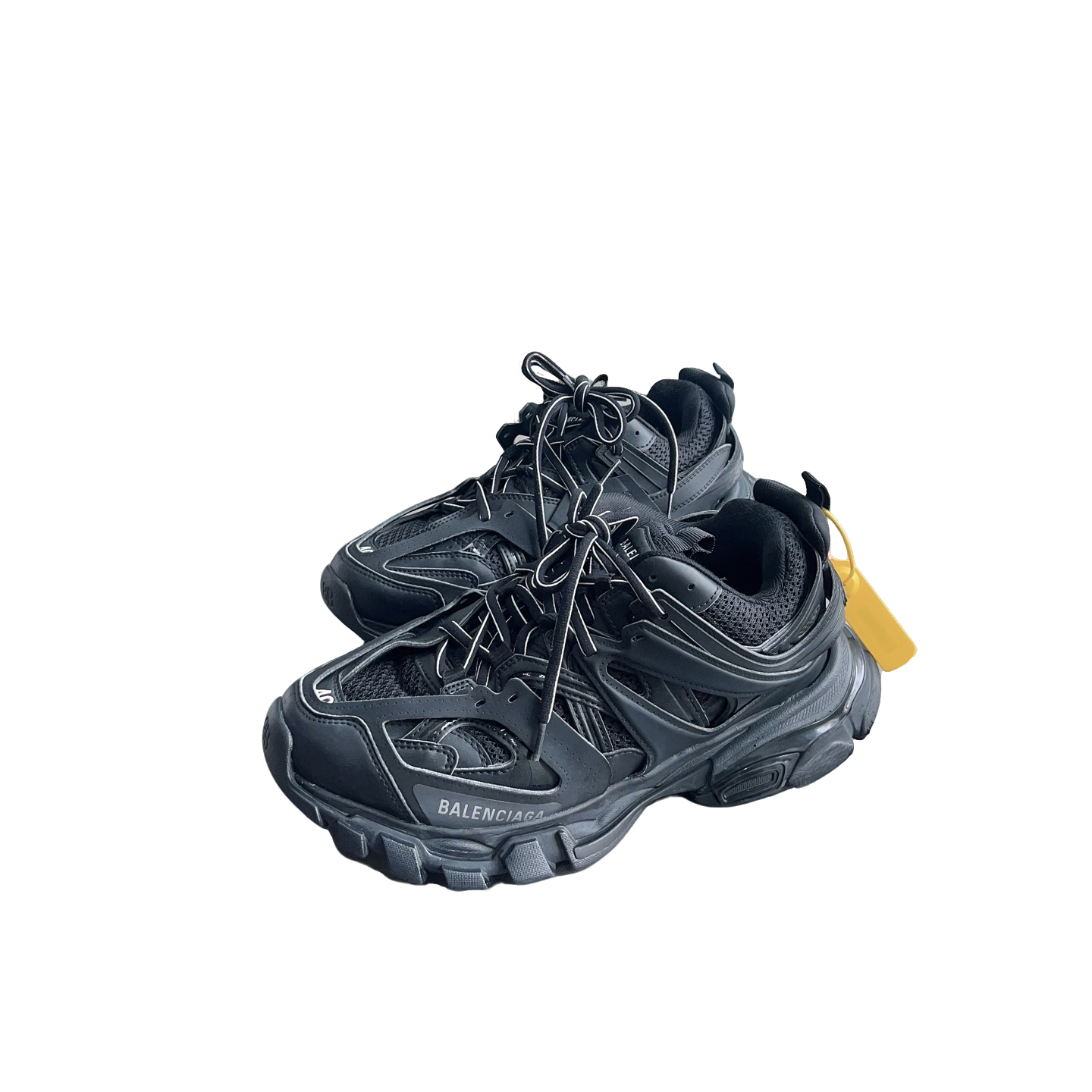 95新 Balenciaga/巴黎世家 track黑色休闲鞋 40码 us0006