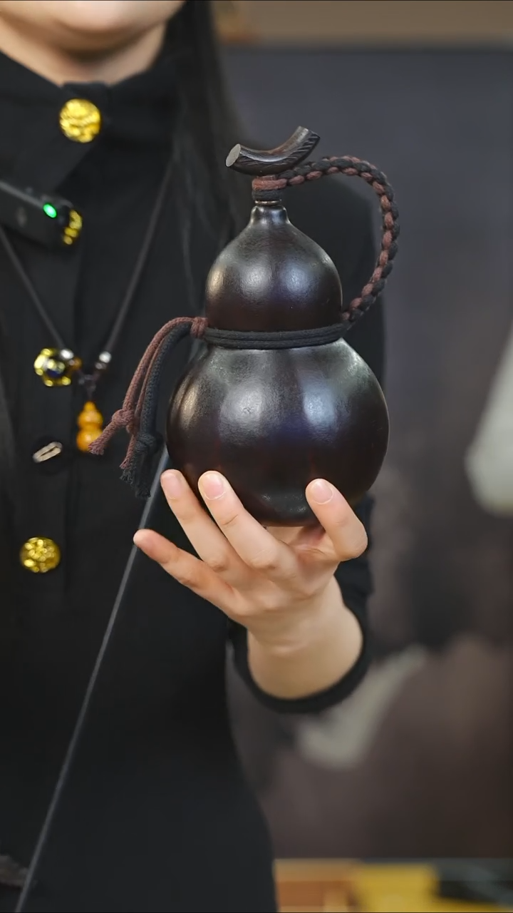 【闪购商品】XK256大漆酒葫芦不包手串及旋转底座