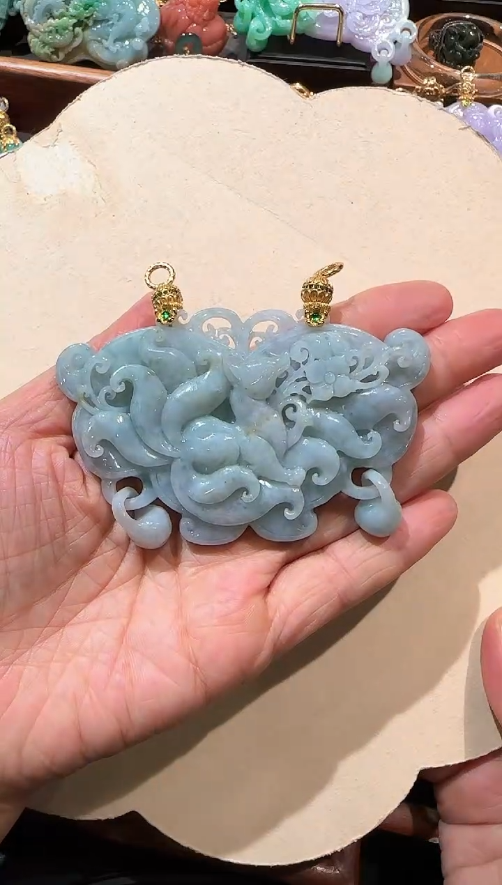 【闪购商品】翡翠颈饰未镶嵌国风