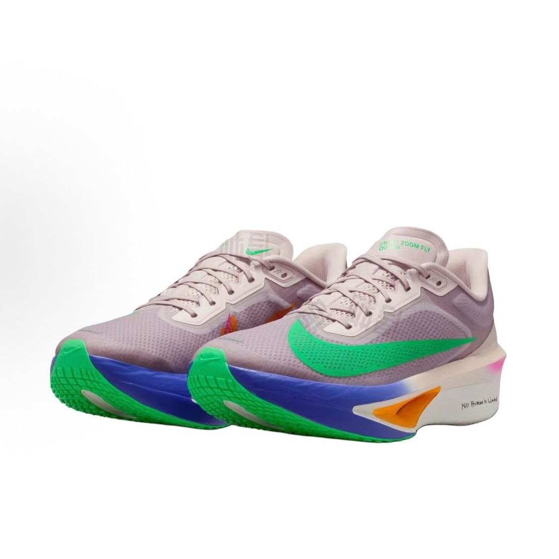 NIKE 耐克男舒适碳板运动跑鞋ZOOMFLY6流光风人生跑鞋 HJ7038-600