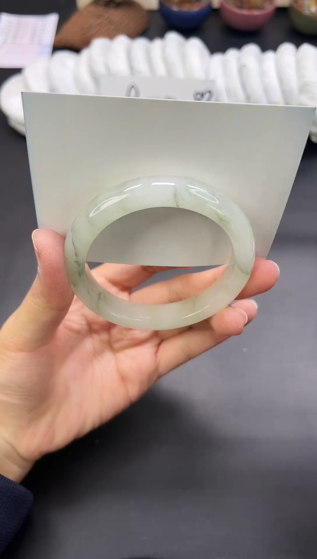 未镶嵌手镯石英质玉A107-57`58