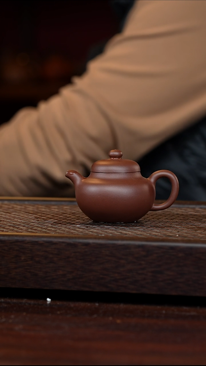 茶壶紫砂丹壶溢香紫砂壶130毫升微瑕