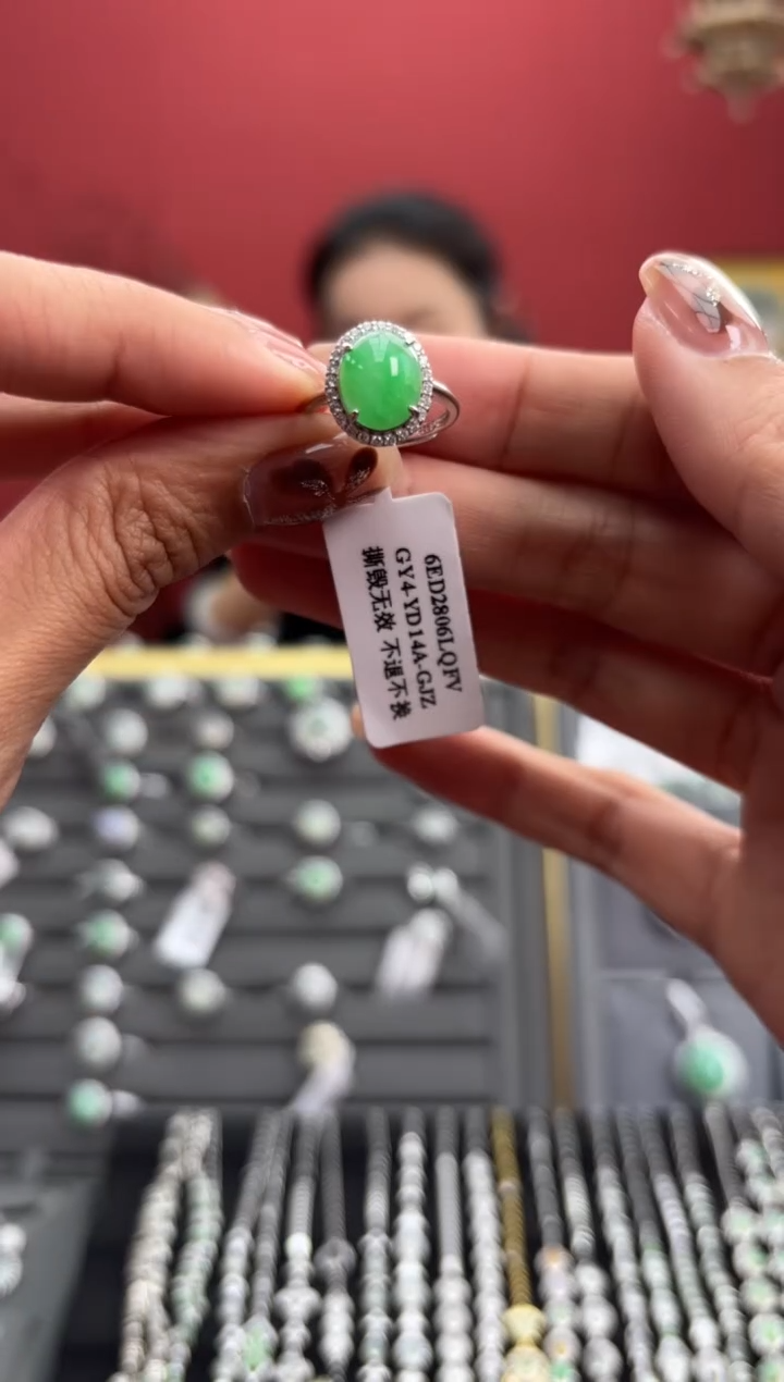 【闪购商品】翡翠戒指银S925镶嵌475092/戒指