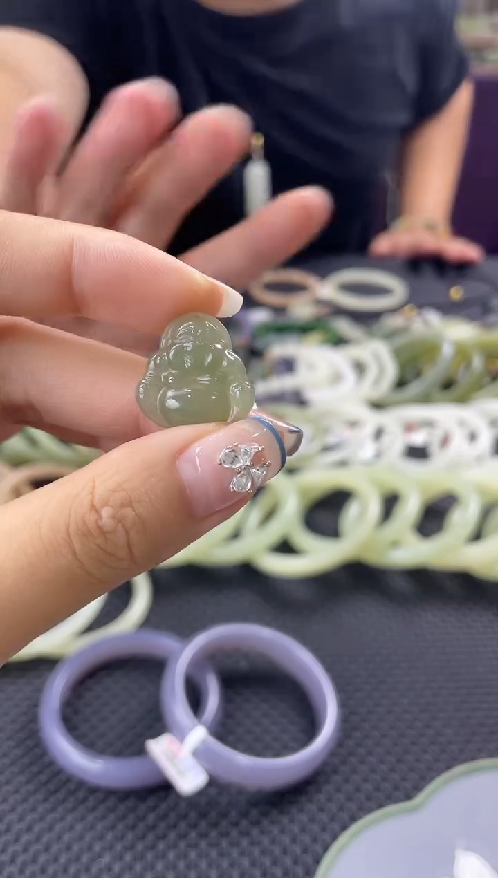 和田玉未镶嵌颈饰天然和田玉  09