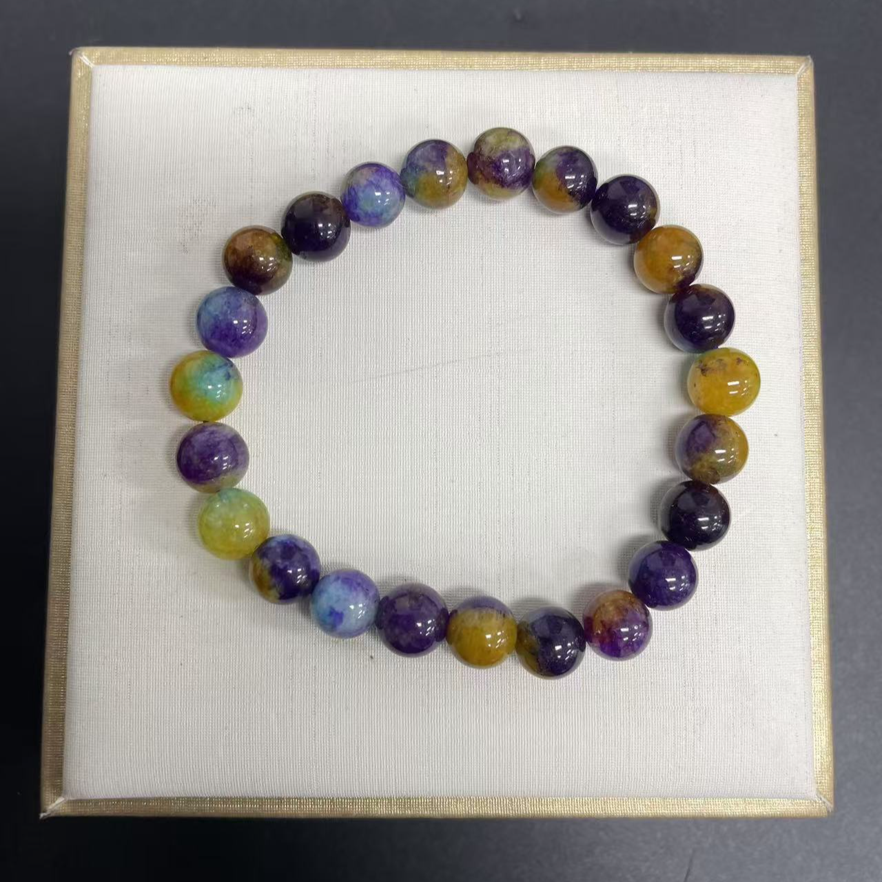 【小杰推荐】星空蓝多色圆珠手链 （多样性发其一）10832