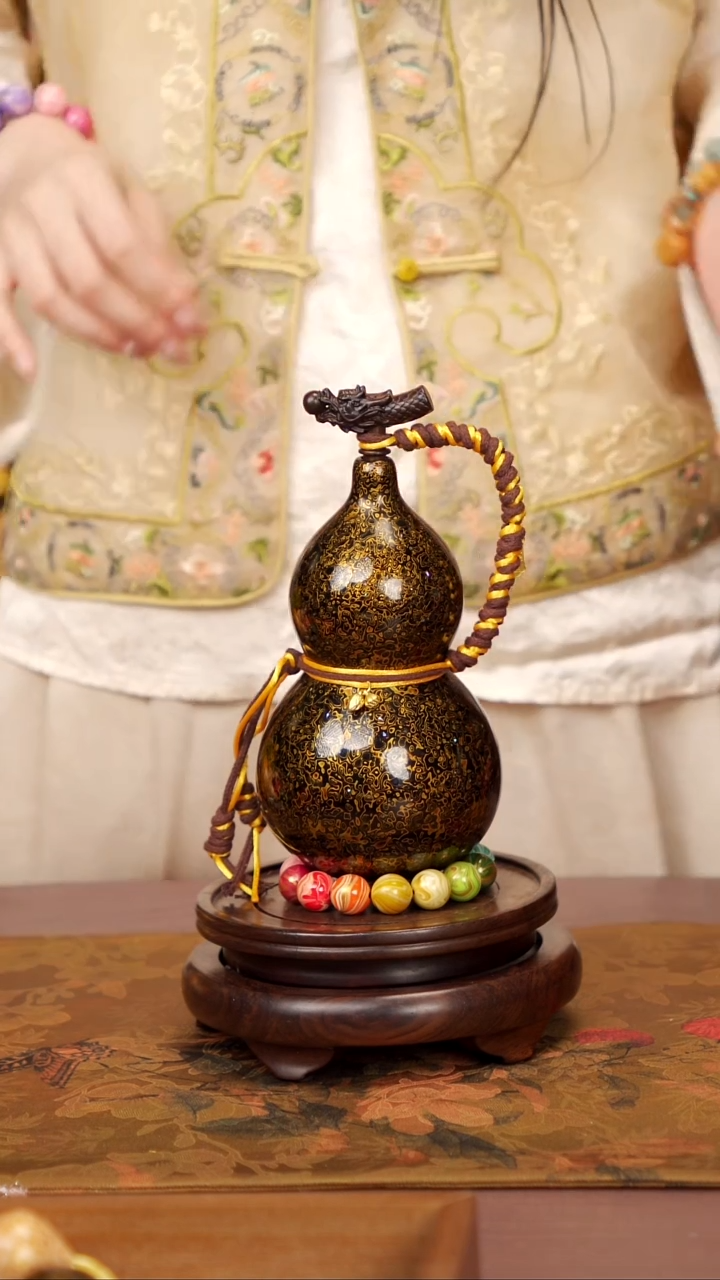 74易林高端工艺大漆酒葫芦--418