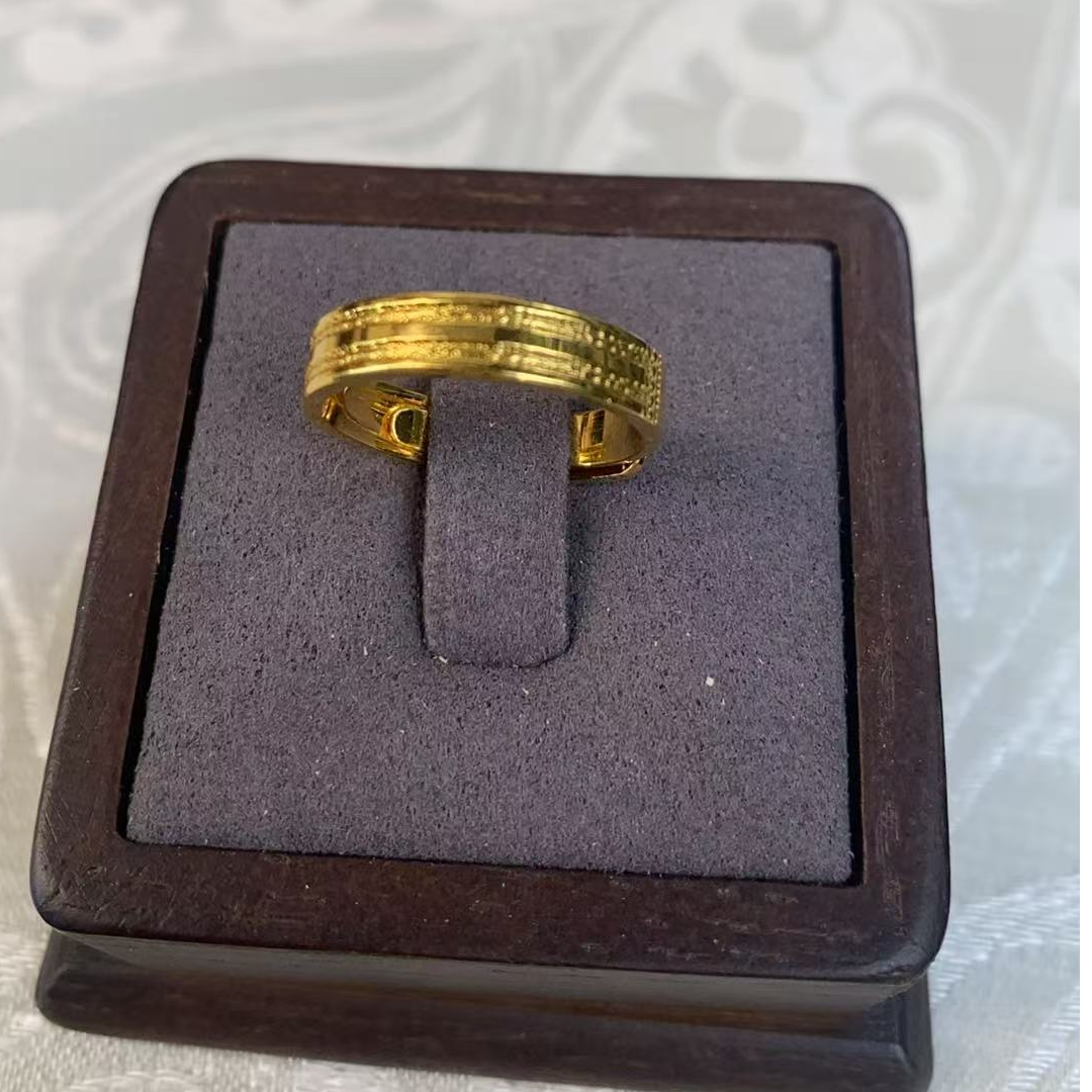 足银戒指 奢大福百搭时尚三生三世男女情侣气质戒指活口