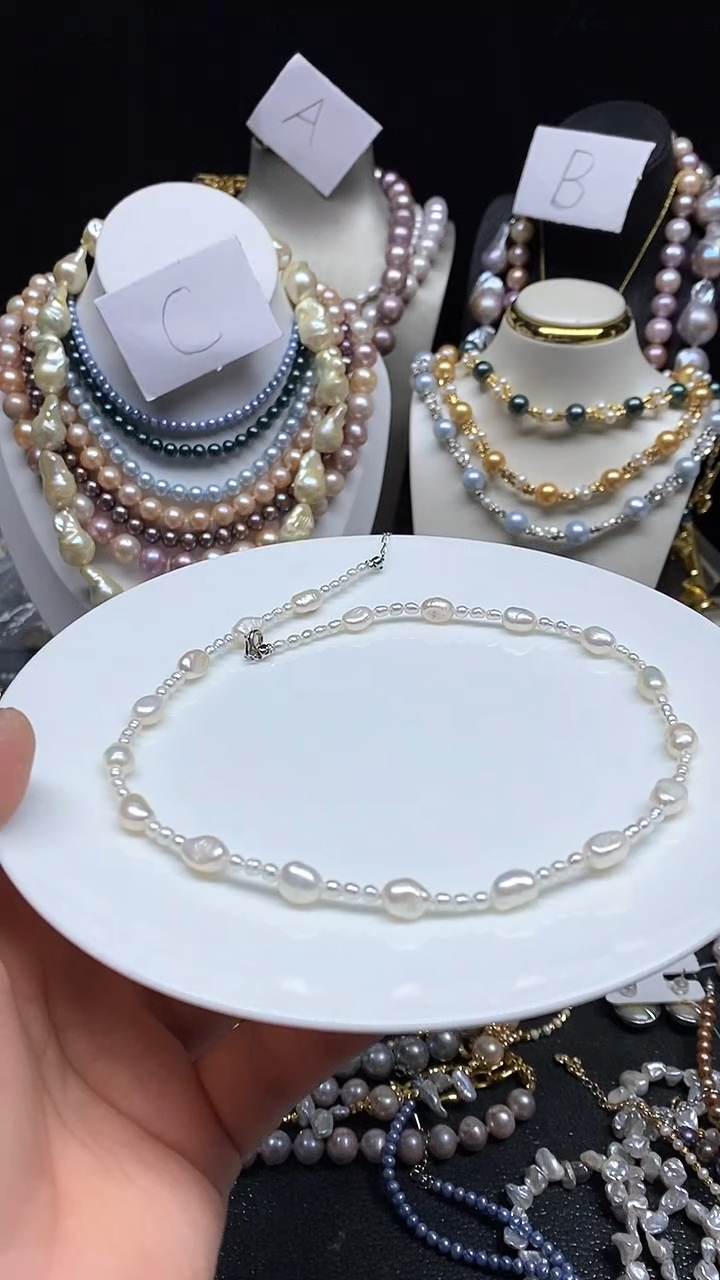 【闪购商品】淡水珍珠颈饰未镶嵌多人