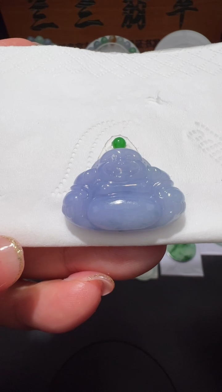 【闪购商品】定制翡翠未镶嵌16.9*24.8*6.5佛公