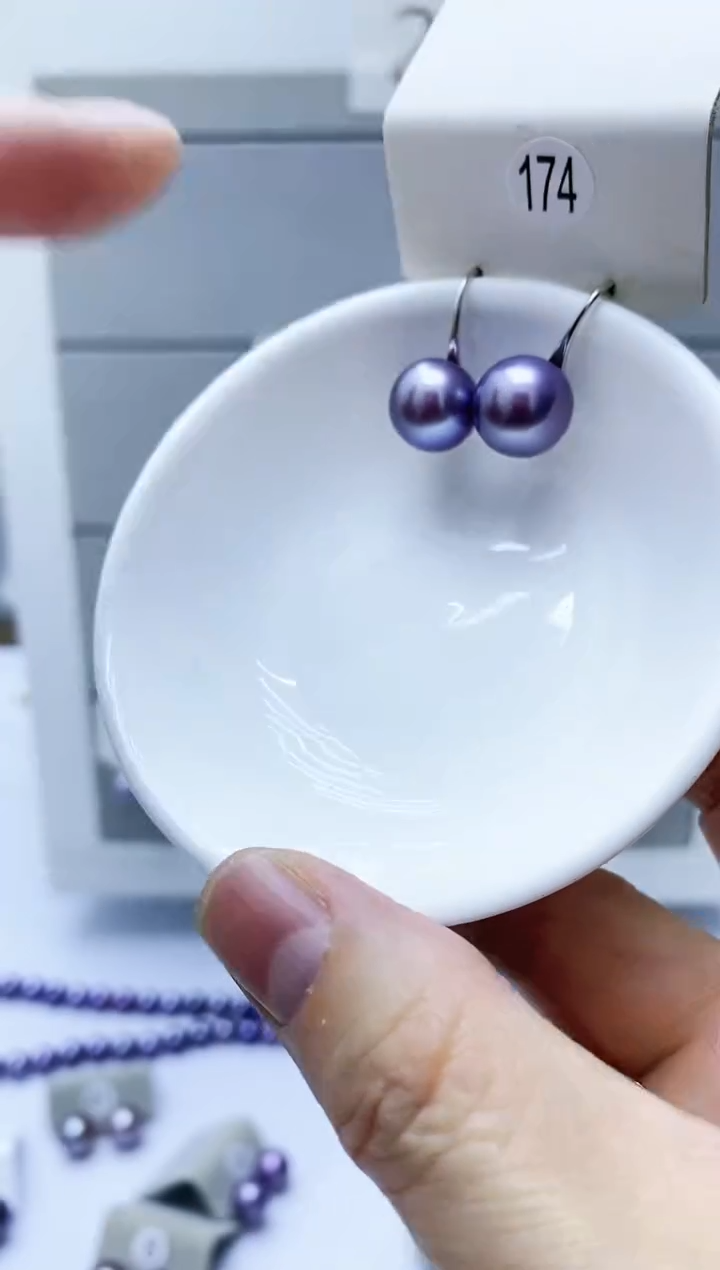 【闪购商品】淡水珍珠耳饰银S925镶嵌174