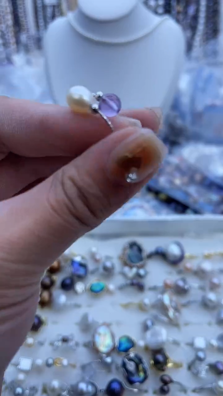 【闪购商品】淡水珍珠戒指未镶嵌965