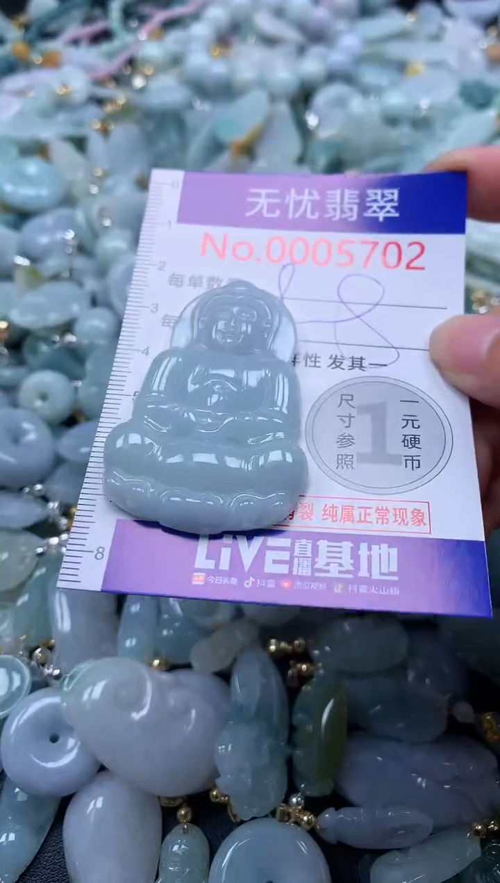 翡翠未镶嵌吊坠(不含链)5702