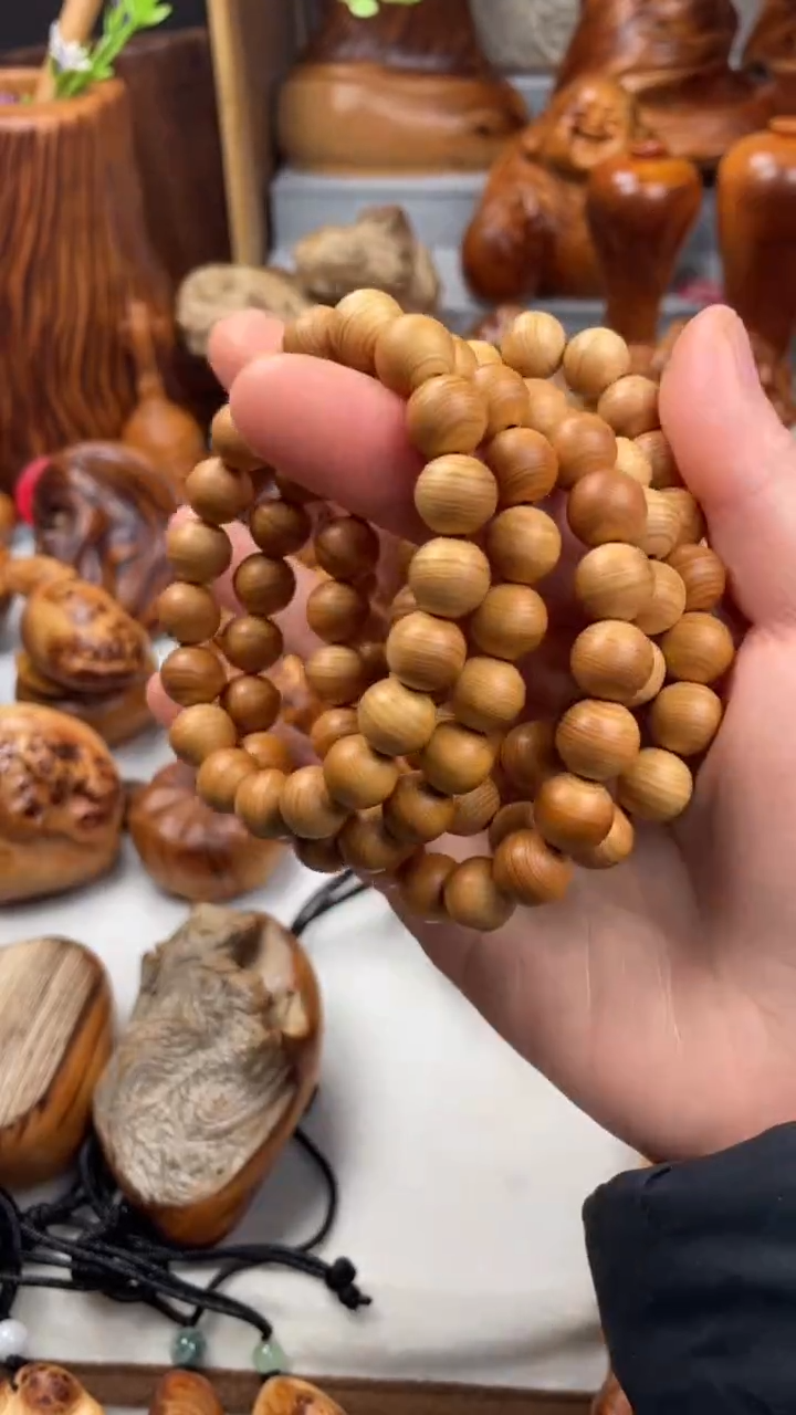 木太行崖柏陈化精品 1.0手串/手把/雕刻件 -鉴赏期48小时