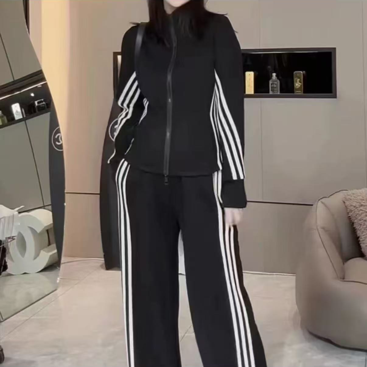 大码时尚休闲显瘦套装