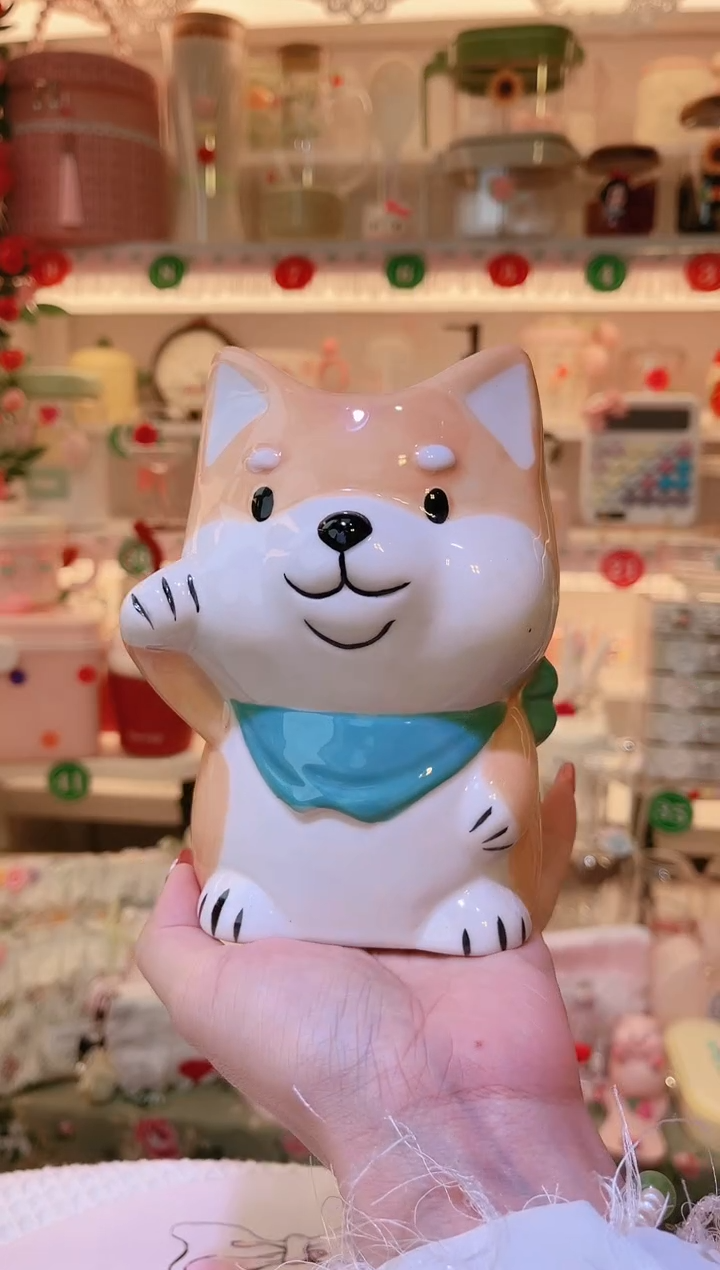 柴犬狗狗筷子筒——手工制作品质好！