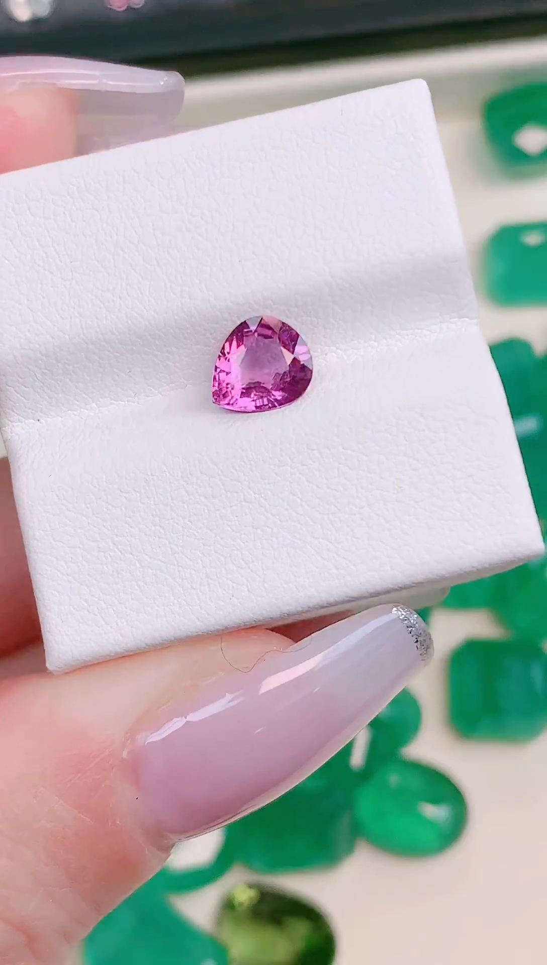 未镶嵌珠宝半成品碧玺0.85ct