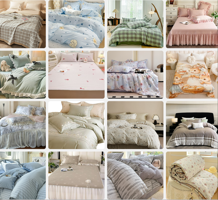 【孤品91-120】实物以讲解为准四件套夏被冬被床单被套枕芯毛毯