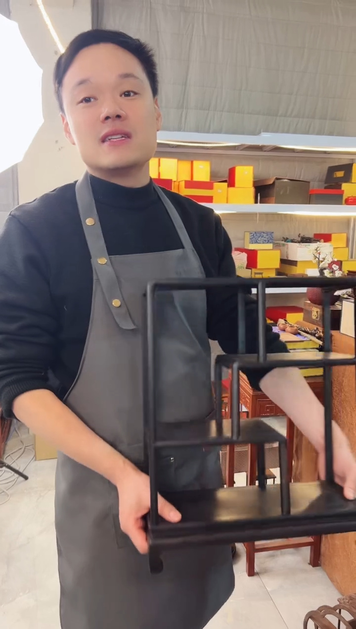 【闪购商品】东非黑黄檀（紫光檀）多宝阁博古架