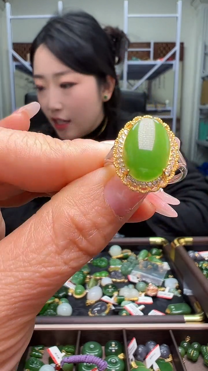 颈饰银S925镶嵌和田玉（多样性发货.发其一)12.18.76