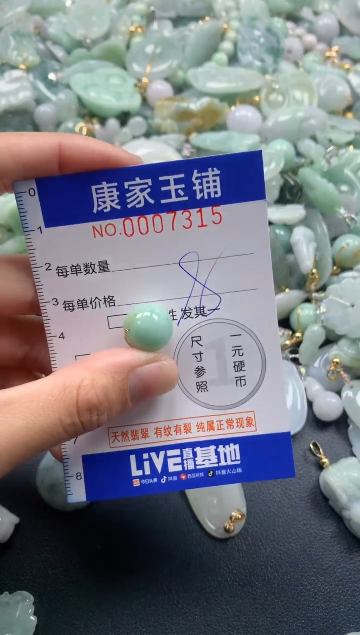 颈饰未镶嵌翡翠7315