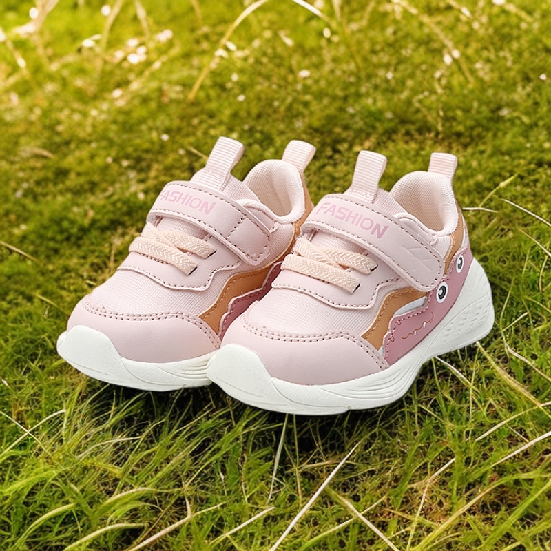 2025【春季单鞋】新款男女儿童休闲透气防滑软底宝宝学步机能鞋375