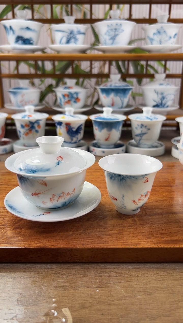 全品蓝莲130ml三才+闻香杯1个