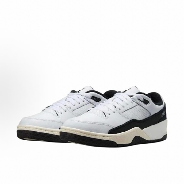 NIKE官方正品AJ福来鞋男子黑白低帮复古运动鞋HF3255-112