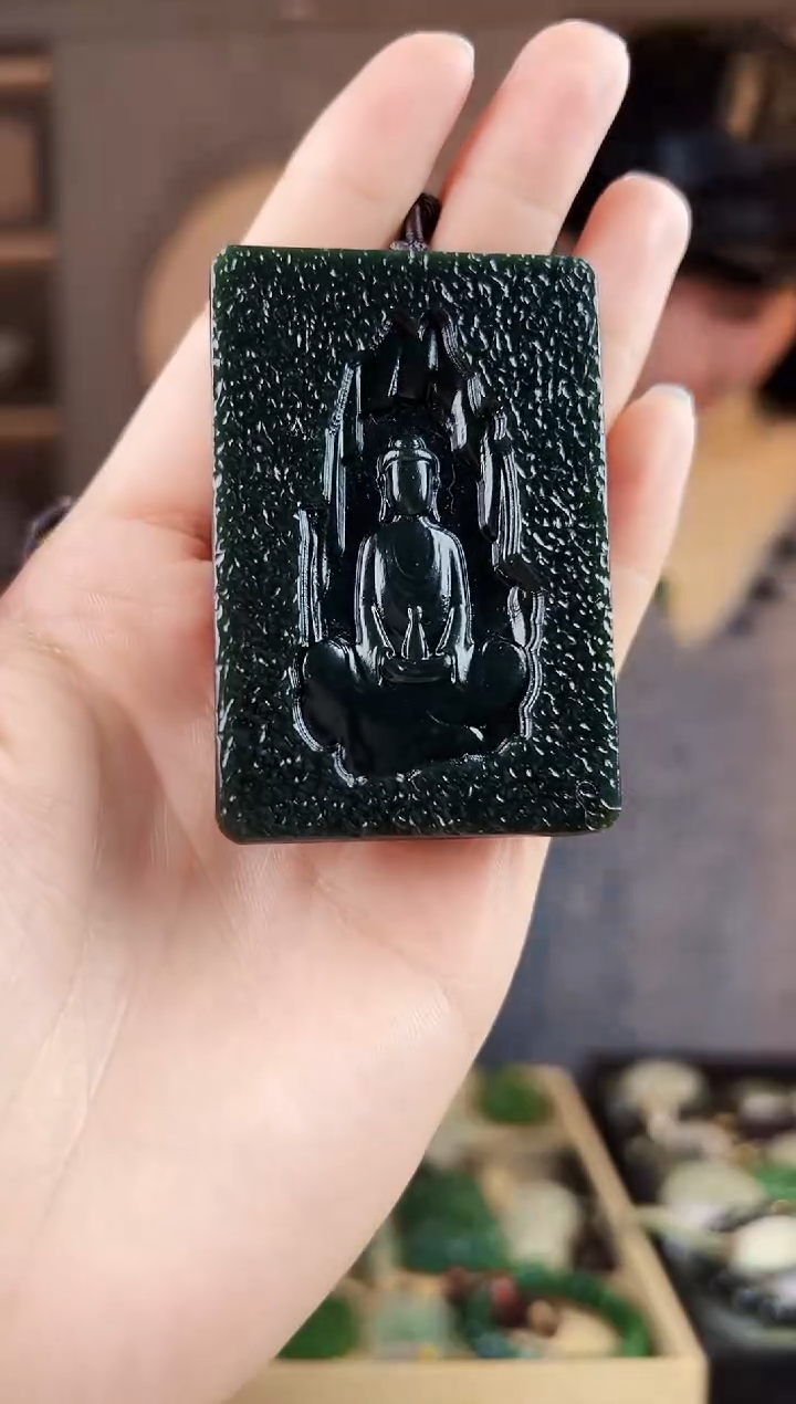 颈饰未镶嵌和田玉拍一发一，多样性发货